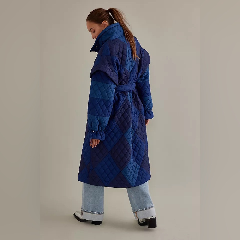 Stella Nova - Mathine Quilted Tie Trench Coat
